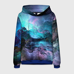 Толстовка-худи мужская Спящий космос, цвет: 3D-синий