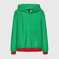 Мужская толстовка Зеленый вязаный свитер