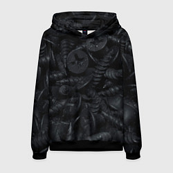 Толстовка-худи мужская Саморезы, цвет: 3D-черный