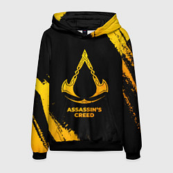 Толстовка-худи мужская Assassins Creed - gold gradient, цвет: 3D-черный