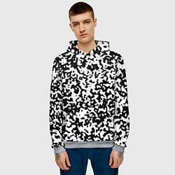 Толстовка-худи мужская Софт гранж, цвет: 3D-меланж — фото 2