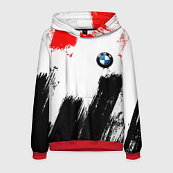 Толстовка-худи мужская BMW art, цвет: 3D-красный