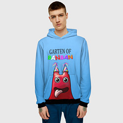 Толстовка-худи мужская Банбан, цвет: 3D-черный — фото 2