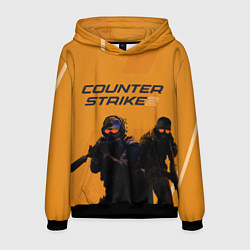 Толстовка-худи мужская Counter Strike 2, цвет: 3D-черный