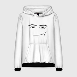 Толстовка-худи мужская Одежда Man Face Roblox, цвет: 3D-черный