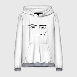 Толстовка-худи мужская Одежда Man Face Roblox, цвет: 3D-меланж