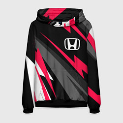 Толстовка-худи мужская Honda fast lines, цвет: 3D-черный