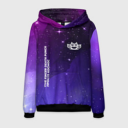 Толстовка-худи мужская Five Finger Death Punch просто космос, цвет: 3D-черный