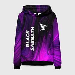 Толстовка-худи мужская Black Sabbath violet plasma, цвет: 3D-черный