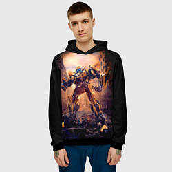 Толстовка-худи мужская Трансформеры: Бамблби, цвет: 3D-черный — фото 2