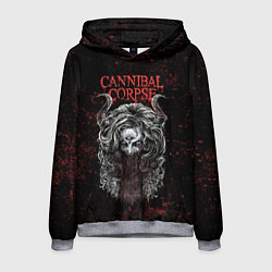 Толстовка-худи мужская Cannibal Corpse art, цвет: 3D-меланж