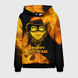 Толстовка-худи мужская Poppy Playtime - gold gradient, цвет: 3D-черный