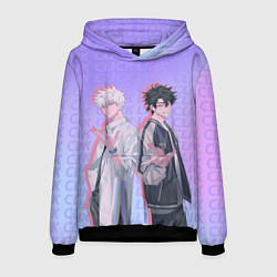 Толстовка-худи мужская Персонажи - Агенты времени, цвет: 3D-черный