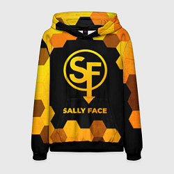 Толстовка-худи мужская Sally Face - gold gradient, цвет: 3D-черный