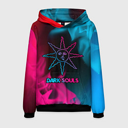 Толстовка-худи мужская Dark Souls - neon gradient, цвет: 3D-черный