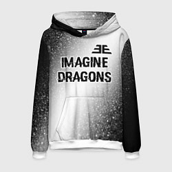 Мужская толстовка Imagine Dragons glitch на светлом фоне: символ све