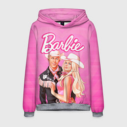 Толстовка-худи мужская Барби и Кен Фильм, цвет: 3D-меланж