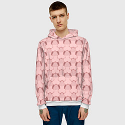 Толстовка-худи мужская ХХХ - 18, цвет: 3D-белый — фото 2