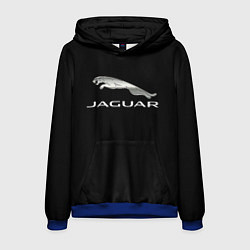 Толстовка-худи мужская Jaguar sport brend, цвет: 3D-синий