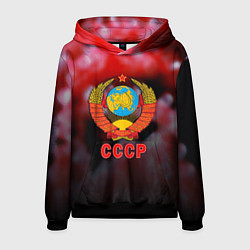 Толстовка-худи мужская Патриот ссср, цвет: 3D-черный
