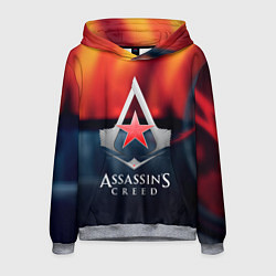 Толстовка-худи мужская Assassins Creed ussr, цвет: 3D-меланж