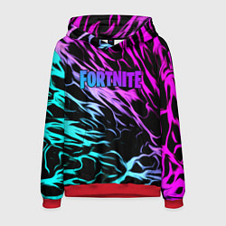 Толстовка-худи мужская Fortnite neon uniform, цвет: 3D-красный