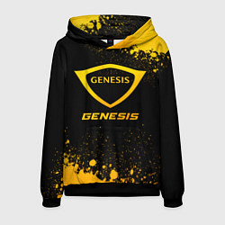 Толстовка-худи мужская Genesis - gold gradient, цвет: 3D-черный