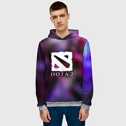 Толстовка-худи мужская Dota 2 valve, цвет: 3D-меланж — фото 2