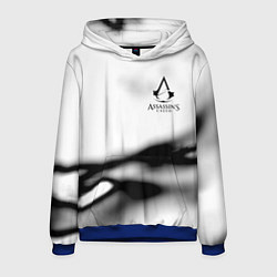 Толстовка-худи мужская Assassins Creed logo texture, цвет: 3D-синий