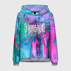 Толстовка-худи мужская Shurshun - tie-dye, цвет: 3D-меланж