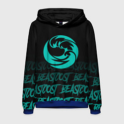Толстовка-худи мужская Beastcoast, цвет: 3D-синий