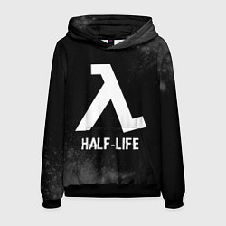 Толстовка-худи мужская Half-Life glitch на темном фоне, цвет: 3D-черный