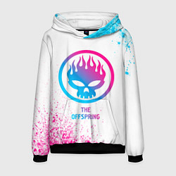 Толстовка-худи мужская The Offspring neon gradient style, цвет: 3D-черный