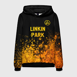 Мужская толстовка Linkin Park - gold gradient посередине