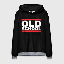 Толстовка-худи мужская Old school - experience, цвет: 3D-меланж