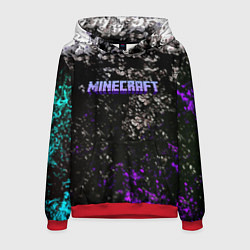 Мужская толстовка Minecraft брызги красок неон