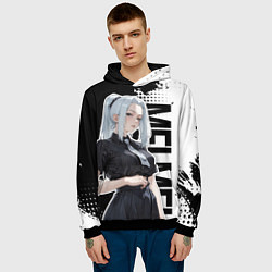 Толстовка-худи мужская Молодая Мэй Мэй из jujutsu kaisen, цвет: 3D-черный — фото 2