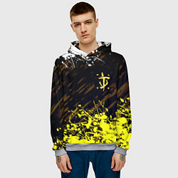 Толстовка-худи мужская Doom краски, цвет: 3D-меланж — фото 2