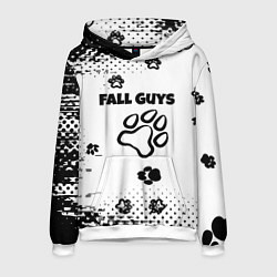 Толстовка-худи мужская Fall Guys game, цвет: 3D-белый