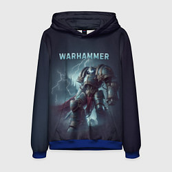 Толстовка-худи мужская Warhammer - game, цвет: 3D-синий