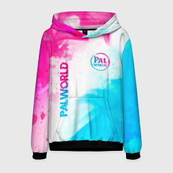 Мужская толстовка Palworld neon gradient style вертикально