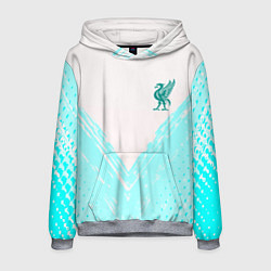 Толстовка-худи мужская Liverpool logo texture fc, цвет: 3D-меланж