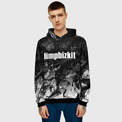 Толстовка-худи мужская Limp Bizkit black graphite, цвет: 3D-черный — фото 2