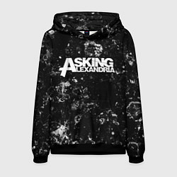 Толстовка-худи мужская Asking Alexandria black ice, цвет: 3D-черный