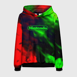 Толстовка-худи мужская Нинтендо битва огней консольщик, цвет: 3D-черный