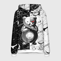 Толстовка-худи мужская Monokuma - Danganronpa, цвет: 3D-белый
