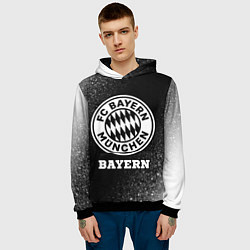 Толстовка-худи мужская Bayern sport на темном фоне, цвет: 3D-черный — фото 2