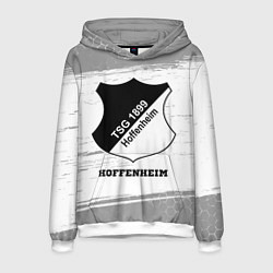 Толстовка-худи мужская Hoffenheim sport на светлом фоне, цвет: 3D-белый