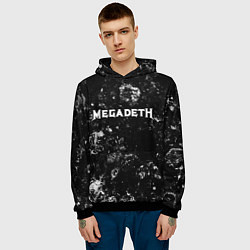 Толстовка-худи мужская Megadeth black ice, цвет: 3D-черный — фото 2