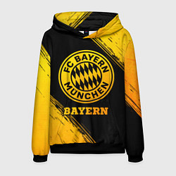 Толстовка-худи мужская Bayern - gold gradient, цвет: 3D-черный